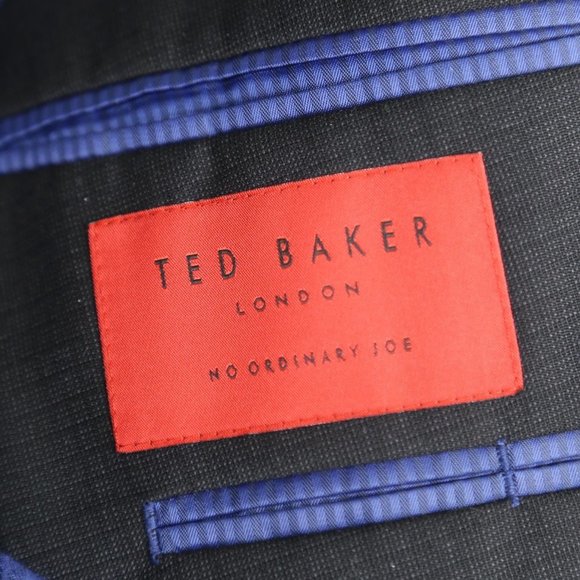 TED BAKER London No Ordinary Joe Men's Wool Blazer Suit Jacket Size 44R - Picture 7 of 11